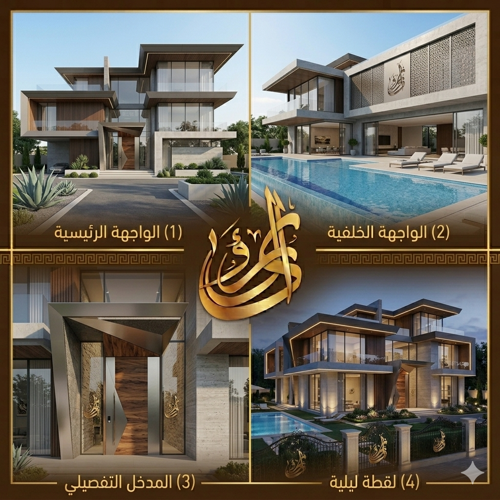 واجهة فيلا مودرن